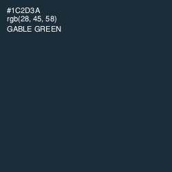 #1C2D3A - Gable Green Color Image